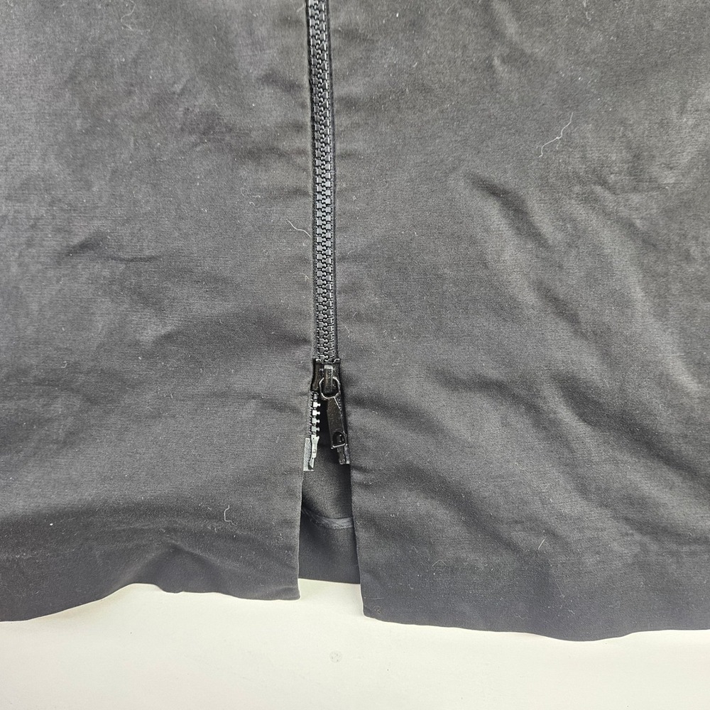 Lafayette 148 New York Black Full Zip Utility Short Sleeve Sheath Dress 18W - Picture 11 of 14